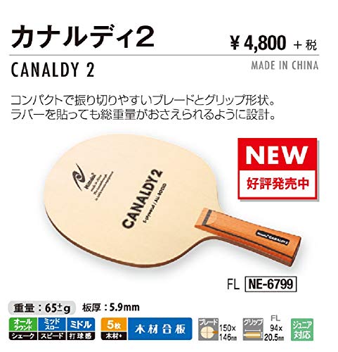 ニッタク カナルディ2 シェークラケット 画像3