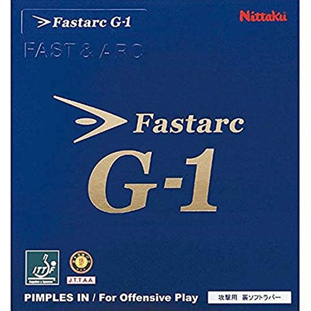 ニッタク ファスターク G-1 裏ソフトラバー ブラック / 厚