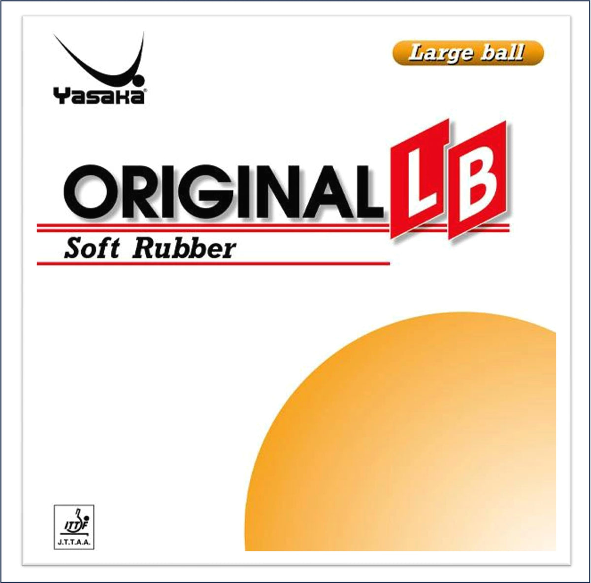 ヤサカ オリジナルLB ラージボール用ラバー レッド / 厚