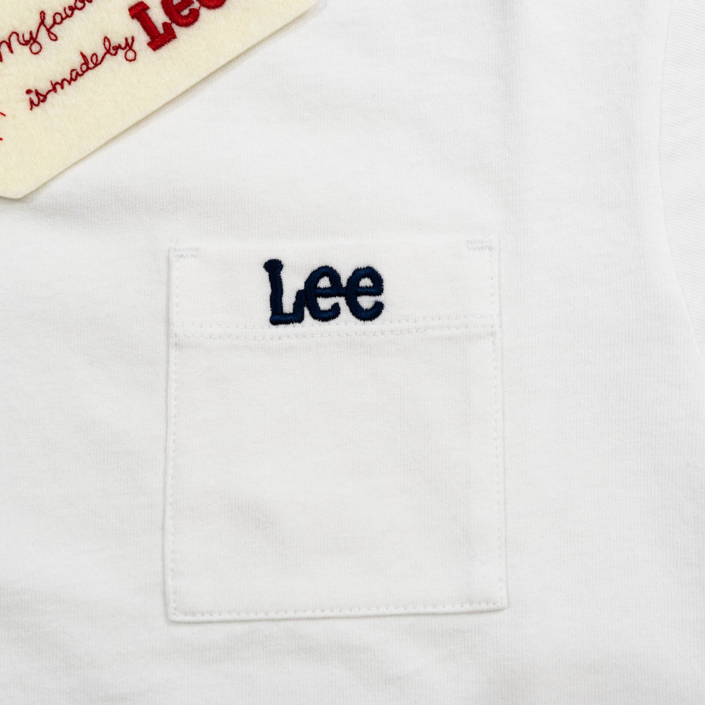 【送料無料!】【国内正規品】Lee ポケットTシャツ 120cm〜150cm レッド ミント オレンジ ホワイト キッズ LK0622