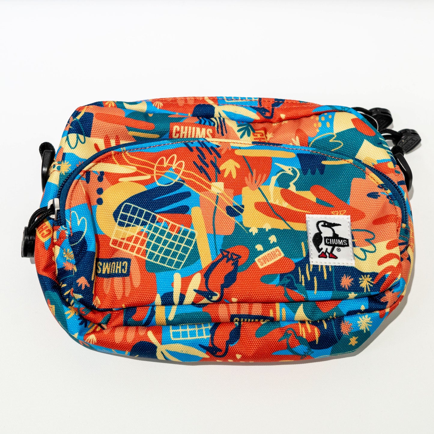 【送料無料!】【国内正規品】CHUMS リサイクルショルダーポーチ CH60-3126 Recycle Shoulder Pouch Red Khaki Lime yellow AbstranceNature Dino.Jr