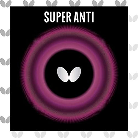 バタフライ スーパーアンチ アンチラバー レッド / 1.9（厚）