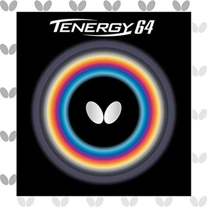 バタフライ テナジー64 裏ソフトラバー ブラック / 1.7（中）
