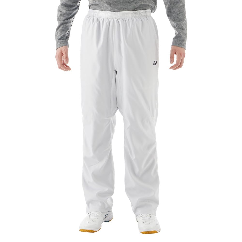 ヨネックス ユニ裏地付ウィンドウォーマーパンツ 80105 ホワイト / SS
