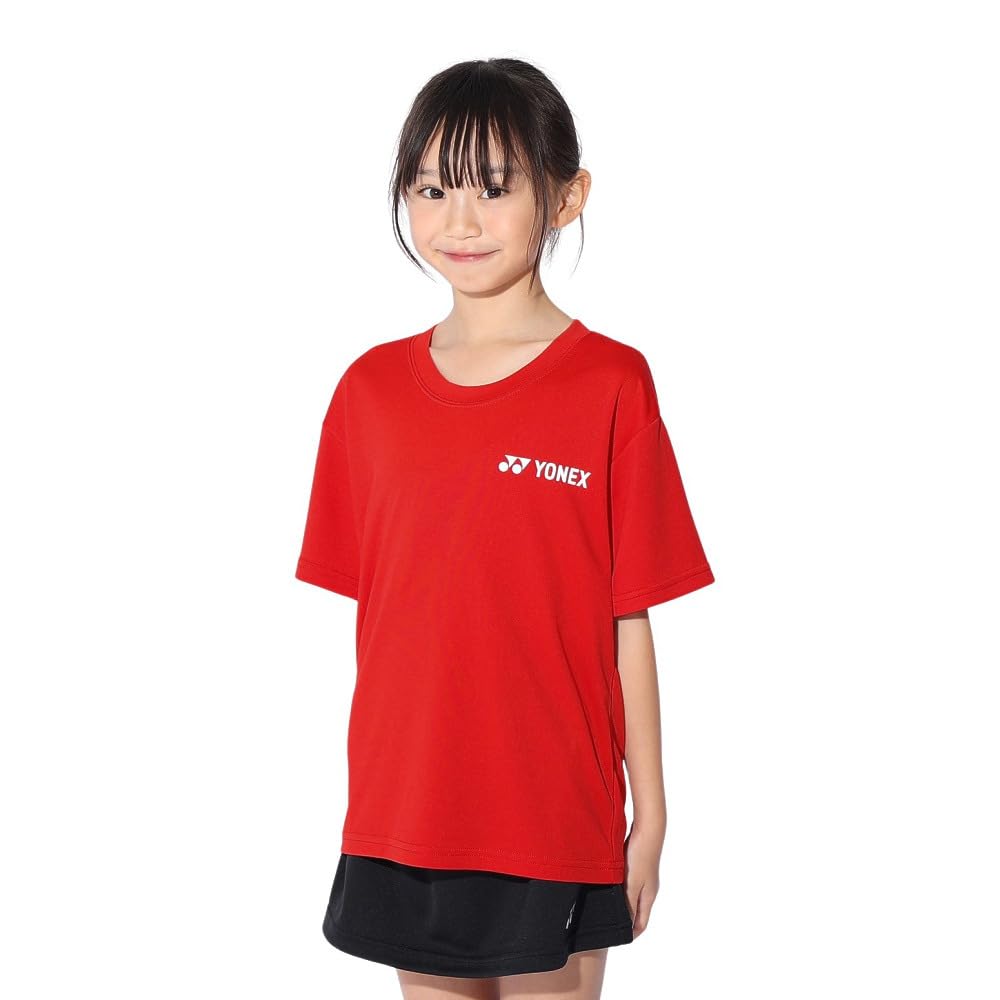 ヨネックス ジュニアドライTシャツ 16800J サンセットレッド / J130