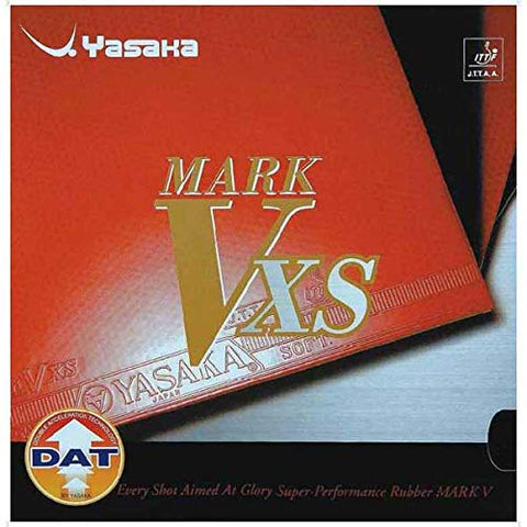 ヤサカ マーク V XS 裏ソフトラバー レッド / 薄