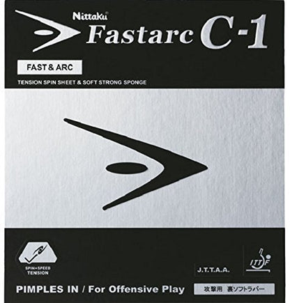ニッタク ファスターク C-1 裏ソフトラバー レッド / 厚