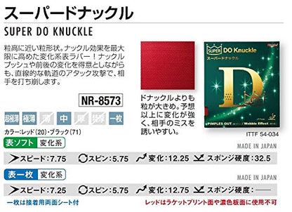 ニッタク スーパー ドナックル（表ソフト） 画像3