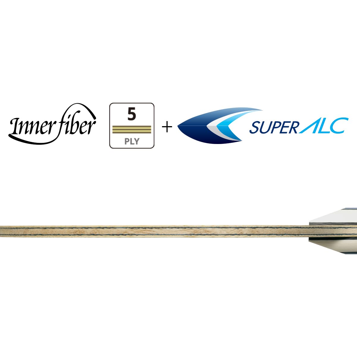 バタフライ 張本智和 インナーフォース SUPER ALC 攻撃用シェークラケット 画像5