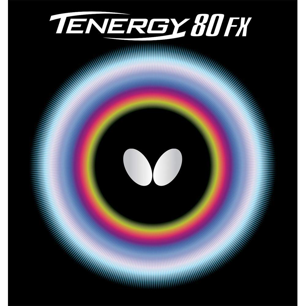 バタフライ テナジー80FX 裏ソフトラバー レッド / 1.7（中）
