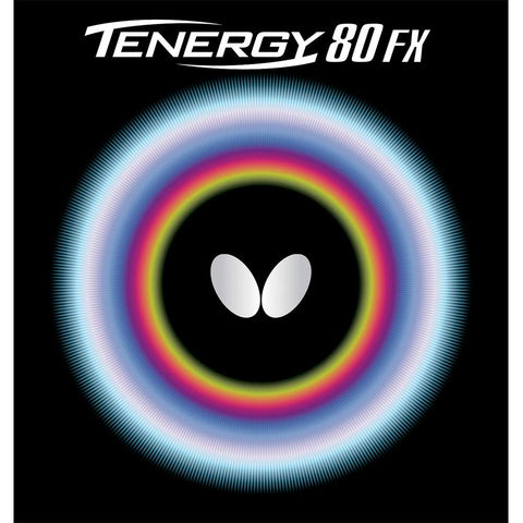 バタフライ テナジー80FX 裏ソフトラバー レッド / 1.7（中）