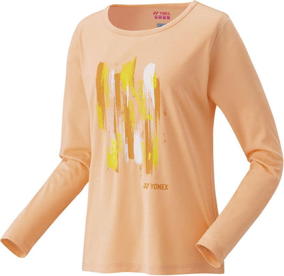 ヨネックス ウィメンズロングスリーブTシャツ 16813 ベージュピンク / S