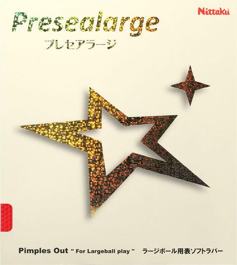 ニッタク プレセアラージ ラージボール用ラバー レッド