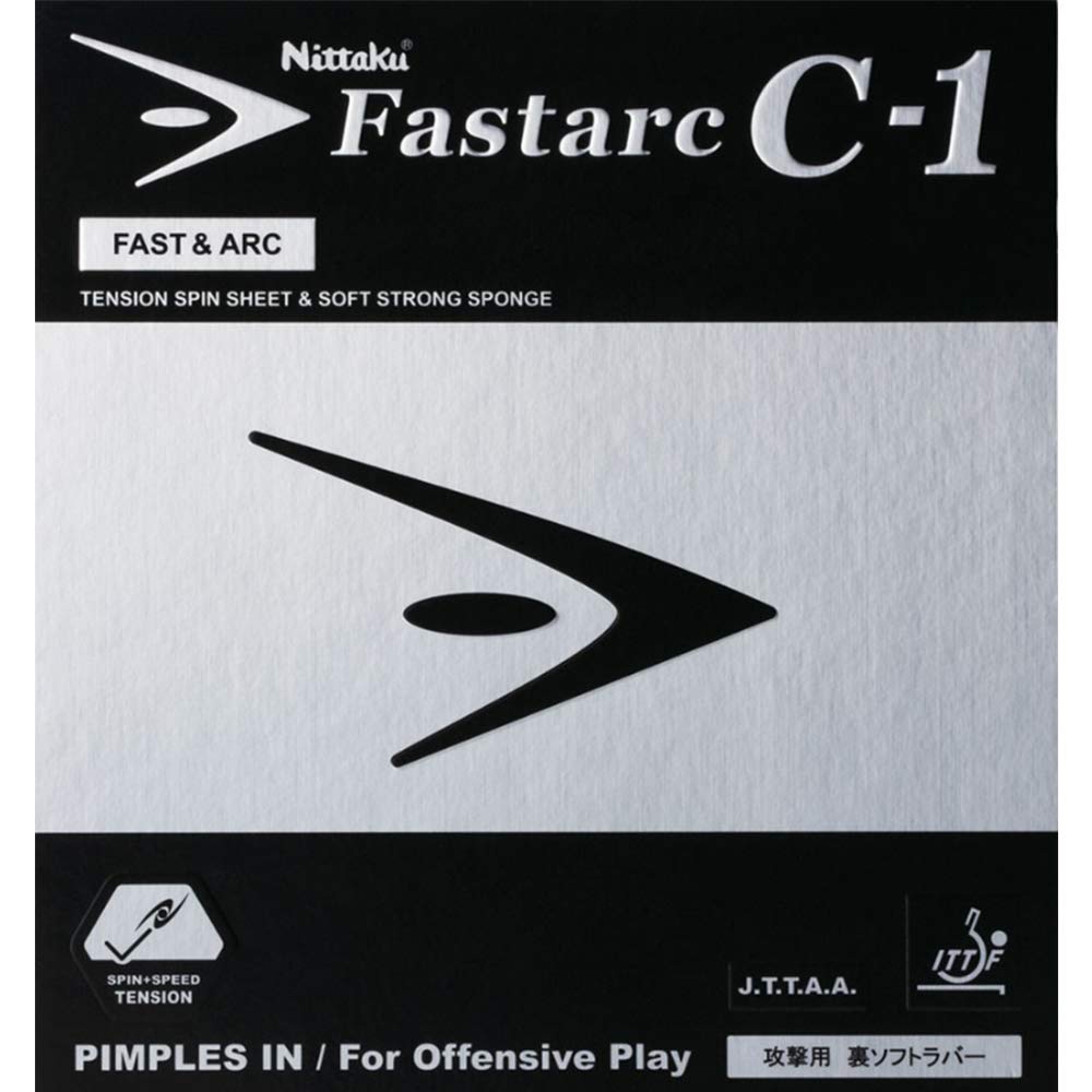 ニッタク ファスターク C-1 裏ソフトラバー レッド / 特厚