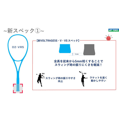 ヨネックス ボルトレイジ5バーサス ソフトテニスラケット 画像4