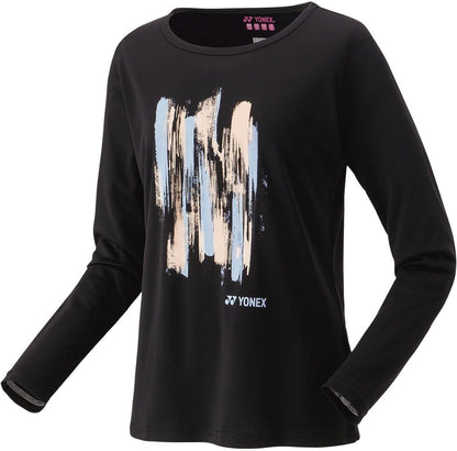ヨネックス ウィメンズロングスリーブTシャツ 16813 ブラック / S