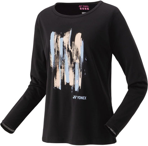 ヨネックス ウィメンズロングスリーブTシャツ 16813 ブラック / S