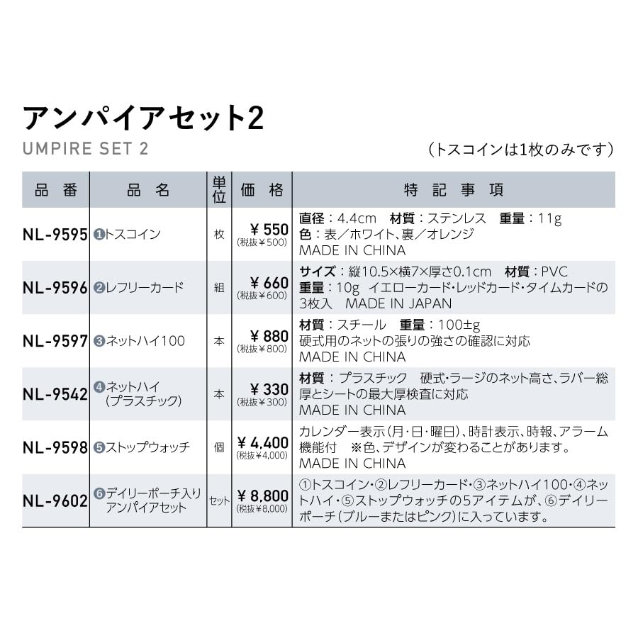 ニッタク アンパイアセット2 画像2