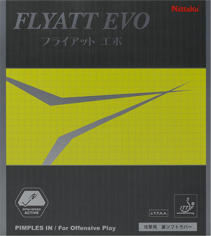 ニッタク フライアット EVO 裏ソフトラバー レッド / 中