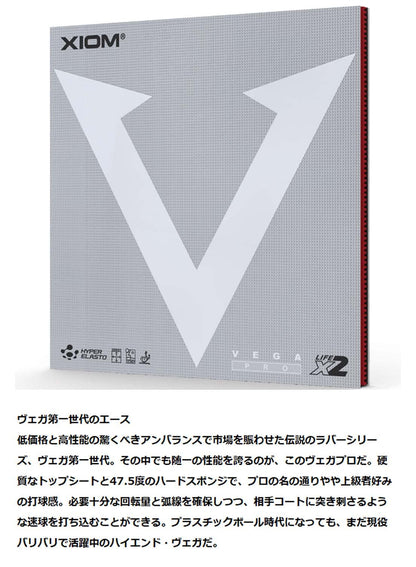 エクシオン ヴェガ プロ 裏ソフトラバー 画像2