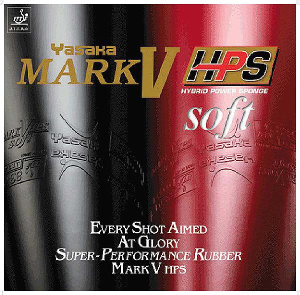 ヤサカ マーク V HPS ソフト 裏ソフトラバー レッド / 中厚