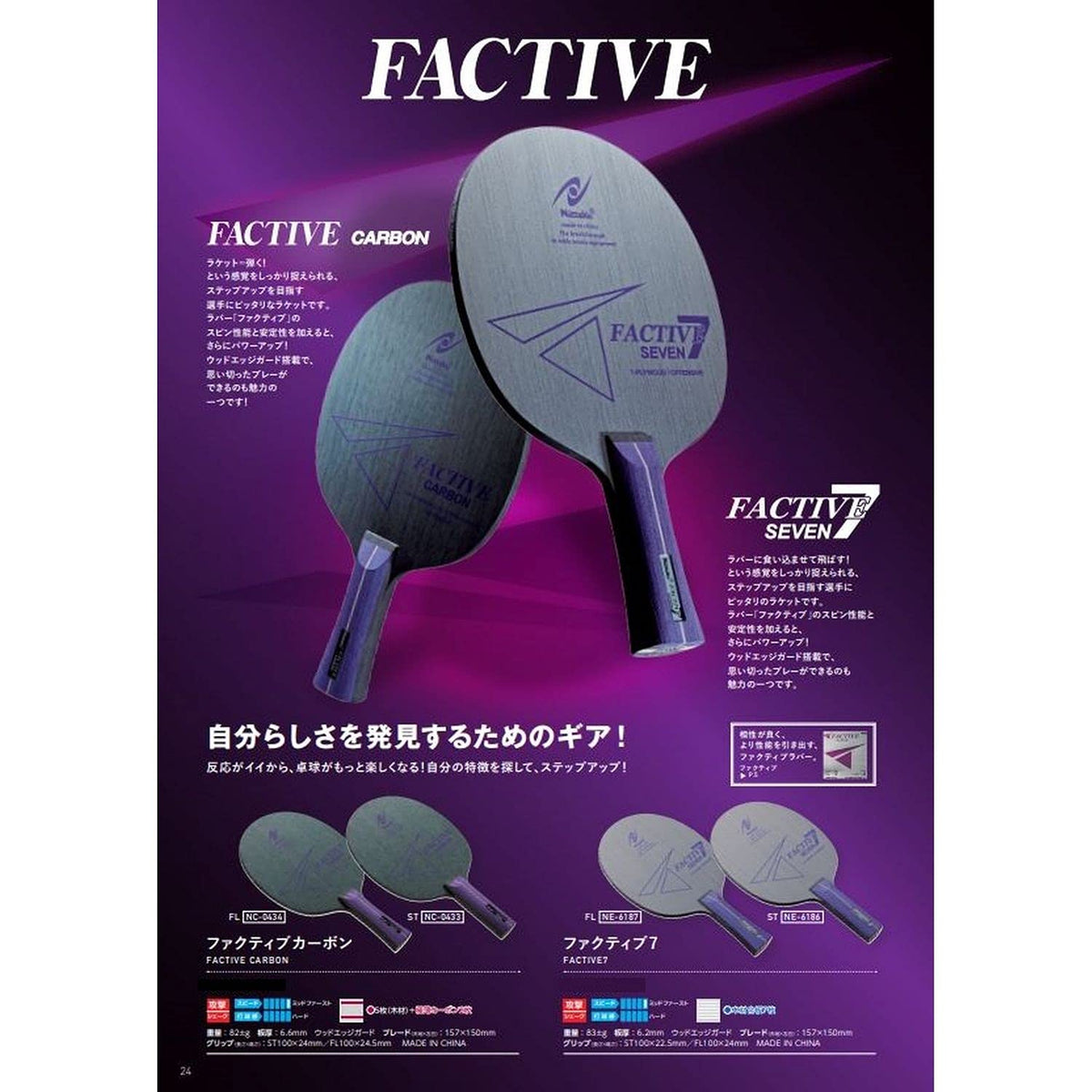 ニッタク ファクティブ7 シェークラケット 画像9