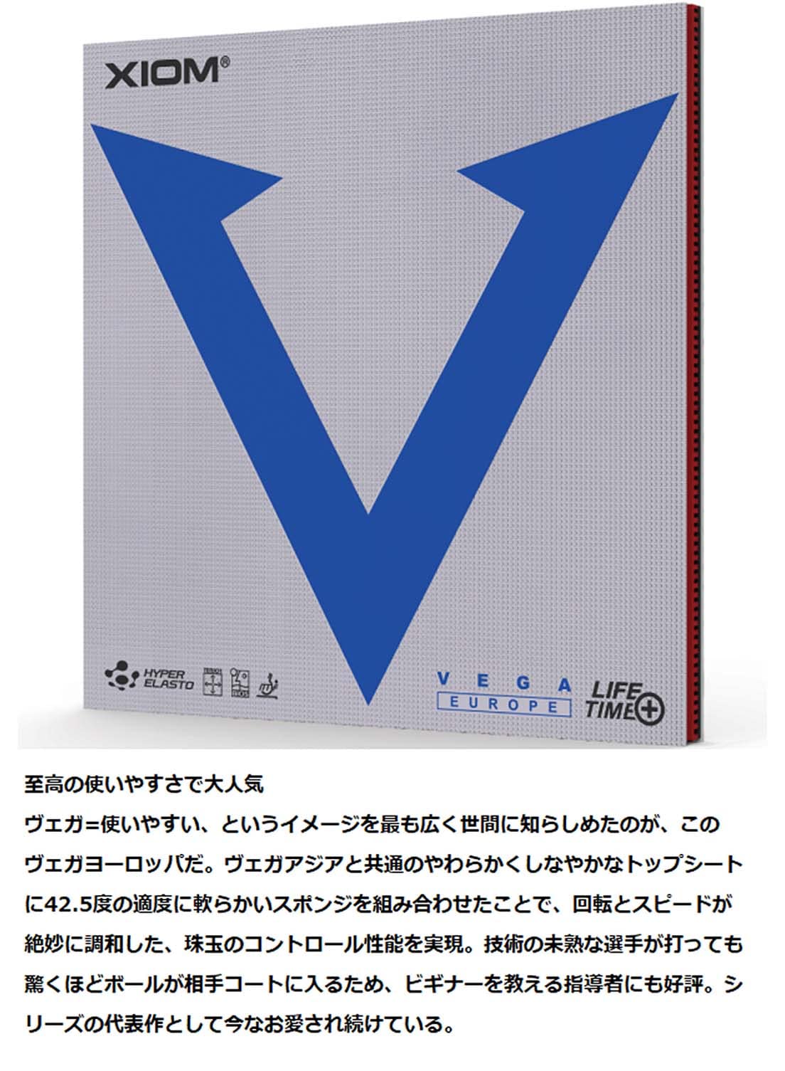 エクシオン ヴェガ ヨーロッパ 裏ソフトラバー 画像2