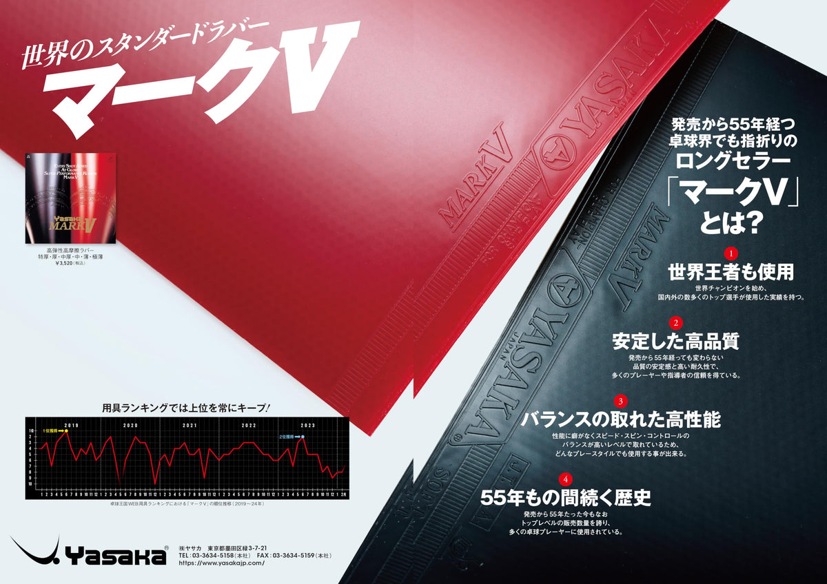 ヤサカ マーク V（ファイブ） 裏ソフトラバー 画像12