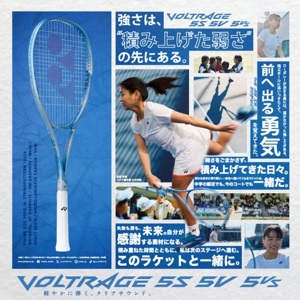 ヨネックス ボルトレイジ5バーサス ソフトテニスラケット 画像2