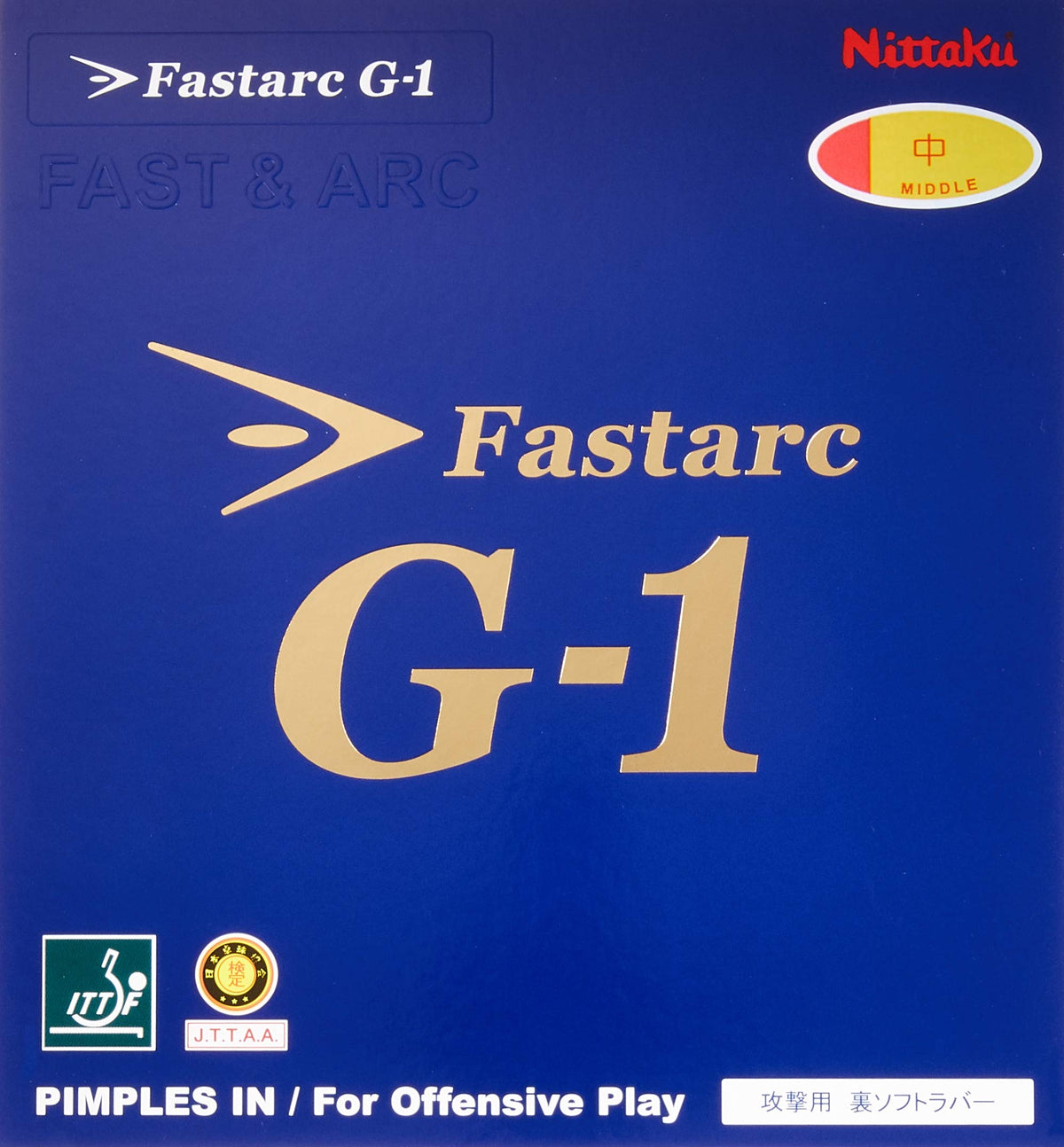 ニッタク ファスターク G-1 裏ソフトラバー レッド / 中