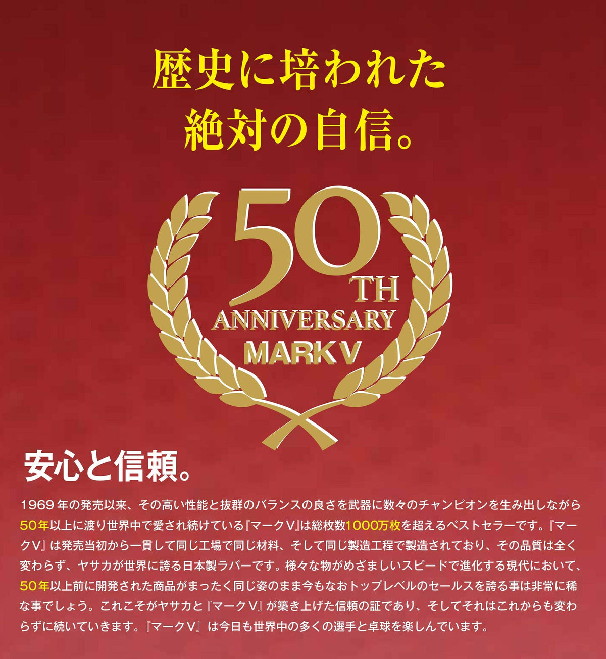 ヤサカ マーク V（ファイブ） 裏ソフトラバー 画像6
