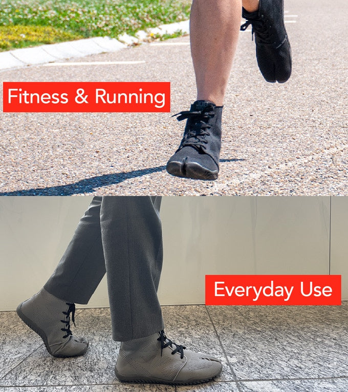 日本正規品 マルゴ  忍者足袋スニーカー スポーツジョグ2 BLACK WHITE RED GRAY  22cm-30cm