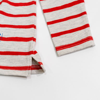 【送料無料！】【国内正規品】KIDS　ディズニー　ミッキーマウス　長袖Ｔシャツ　120cm　ボーダー 332226028