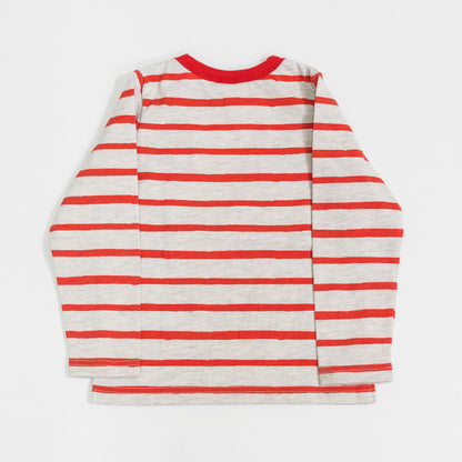 【送料無料！】【国内正規品】KIDS　ディズニー　ミッキーマウス　長袖Ｔシャツ　120cm　ボーダー 332226028