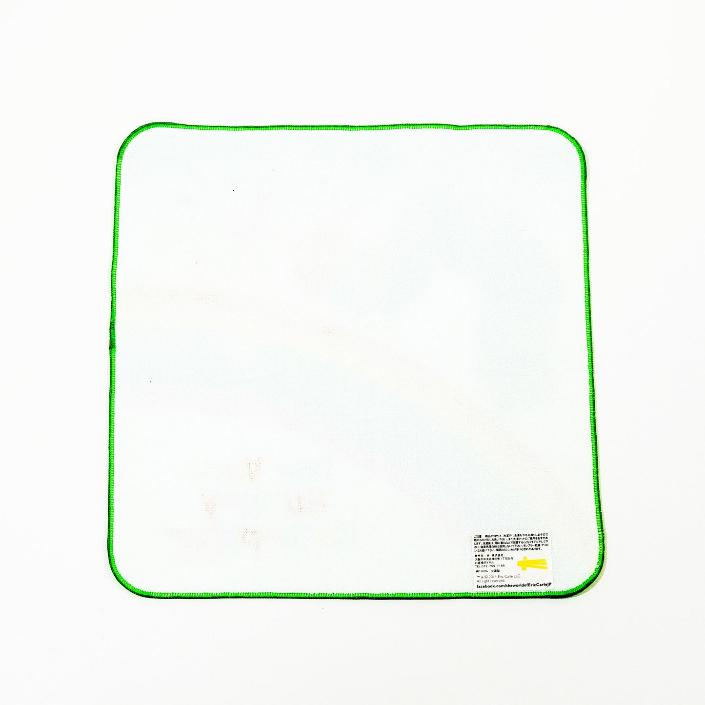 【送料無料！】【国内正規品】【はらぺこあおむし】ハンドタオル　ハンカチ　25cm×25㎝　綿100％