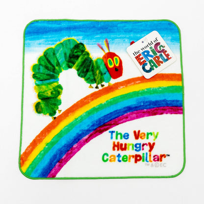 【送料無料！】【国内正規品】【はらぺこあおむし】ハンドタオル　ハンカチ　25cm×25㎝　綿100％