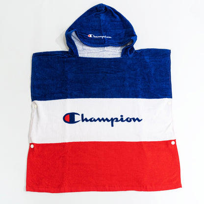 【送料無料！】【国内正規品】林タオル　Champion　フード付きタオルポンチョ　トリコアクション　プール　海