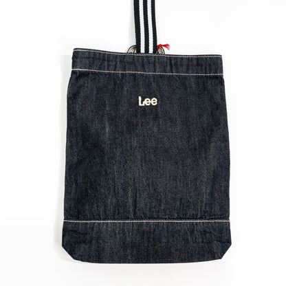 【送料無料！】【国内正規品】Lee　シューズバッグ　LA0406　イエロー　レッド　グリーン　デニム　上靴入れ
