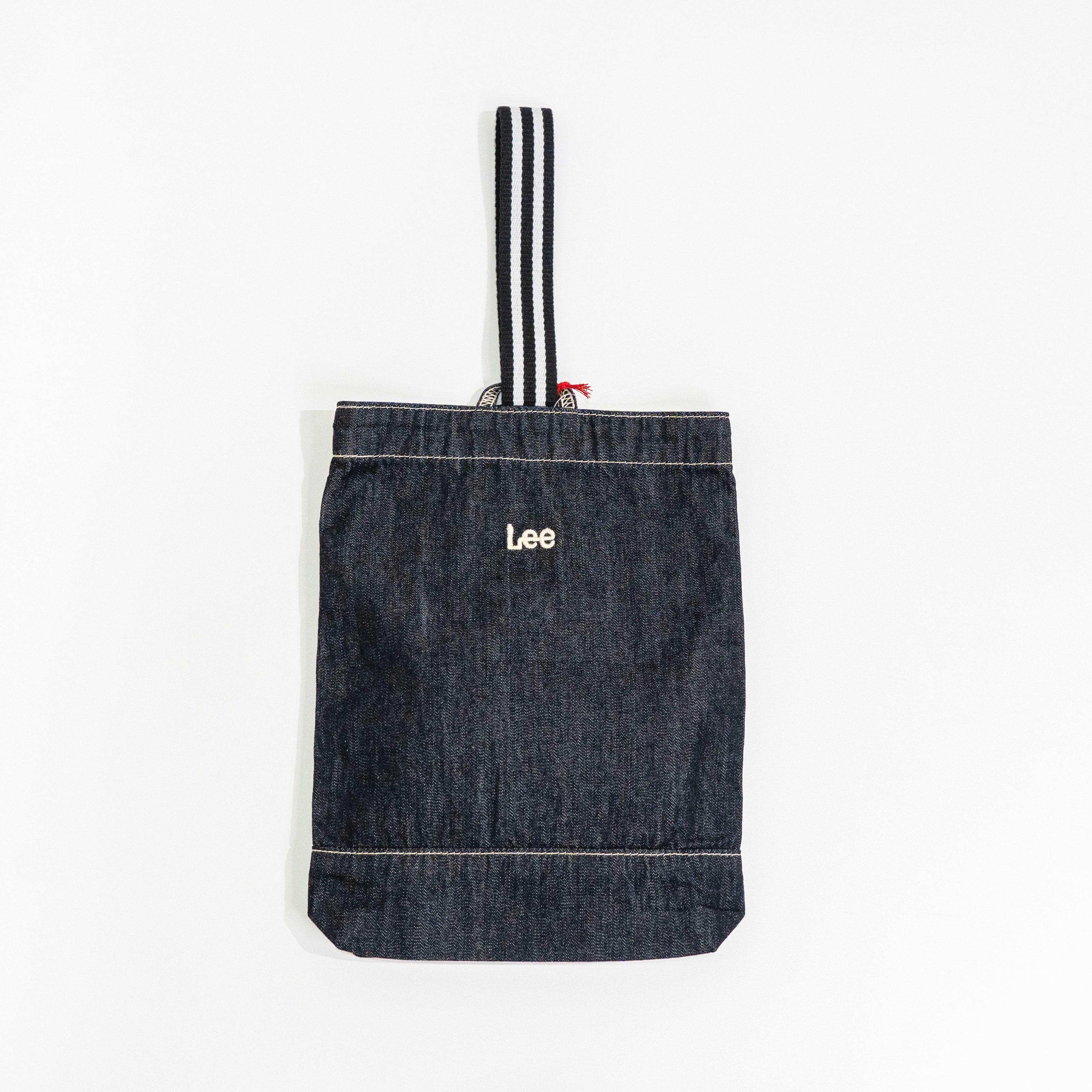 【送料無料！】【国内正規品】Lee　シューズバッグ　LA0406　イエロー　レッド　グリーン　デニム　上靴入れ