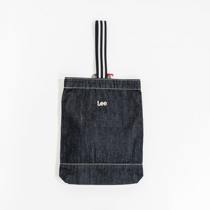 【送料無料！】【国内正規品】Lee　シューズバッグ　LA0406　イエロー　レッド　グリーン　デニム　上靴入れ