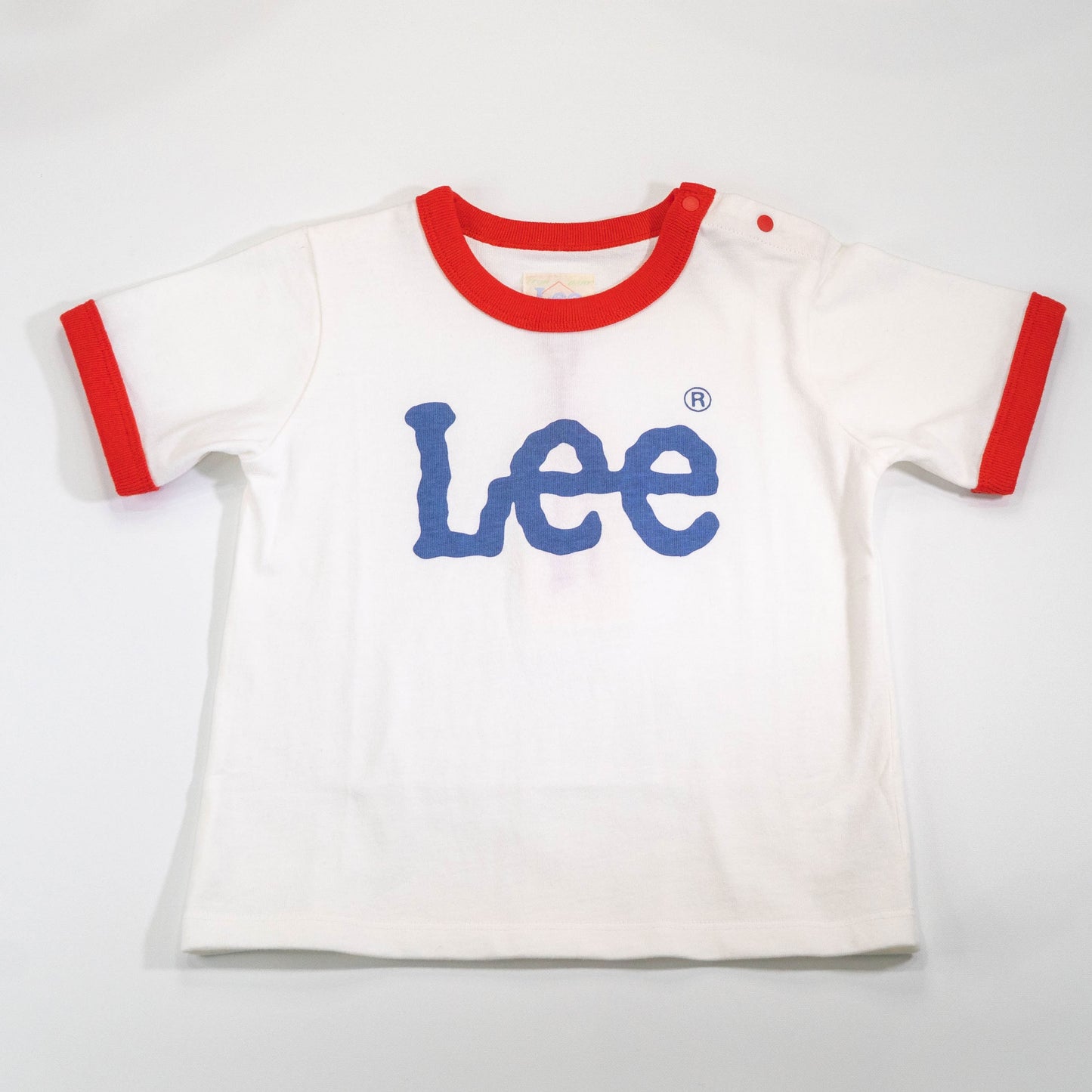 【送料無料！】【国内正規品】Lee 半袖ロゴＴシャツ 80〜100cm ネイビー 04 レッド 09 ベビー キッズ LK0631