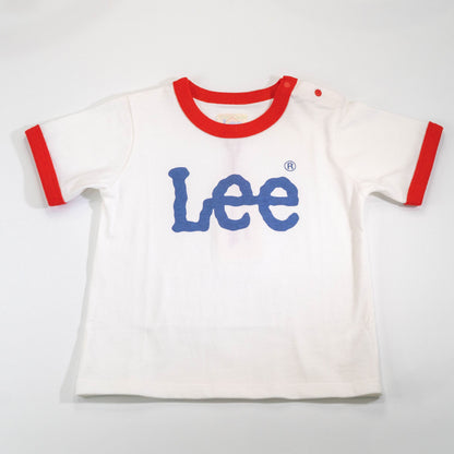 【送料無料！】【国内正規品】Lee 半袖ロゴＴシャツ 80〜100cm ネイビー 04 レッド 09 ベビー キッズ LK0631