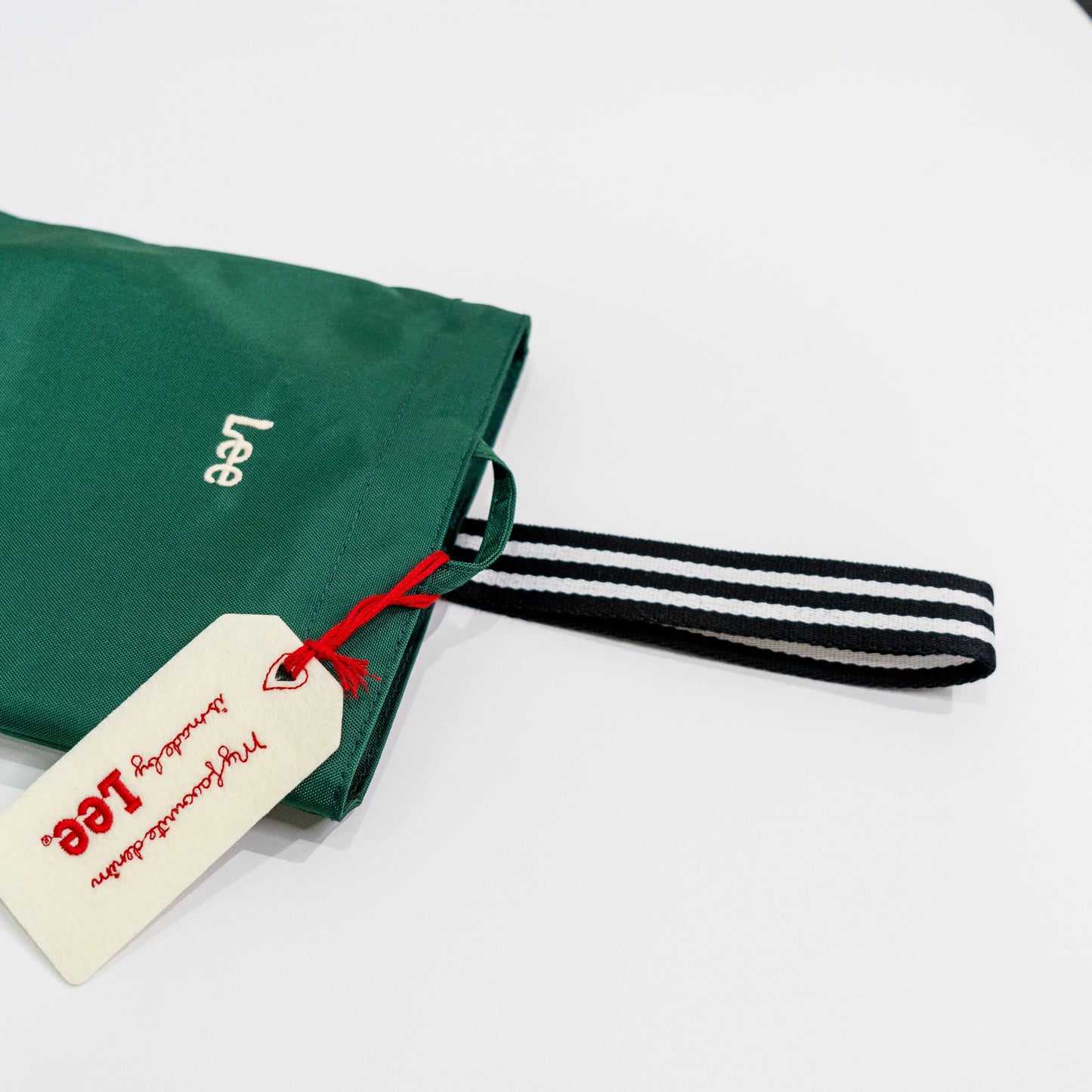 【送料無料！】【国内正規品】Lee　シューズバッグ　LA0406　イエロー　レッド　グリーン　デニム　上靴入れ