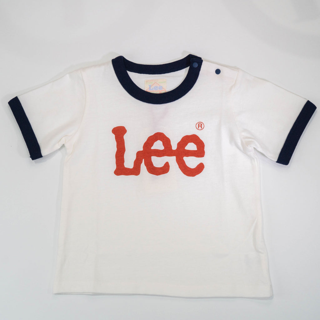 【送料無料！】【国内正規品】Lee 半袖ロゴＴシャツ 80〜100cm ネイビー 04 レッド 09 ベビー キッズ LK0631