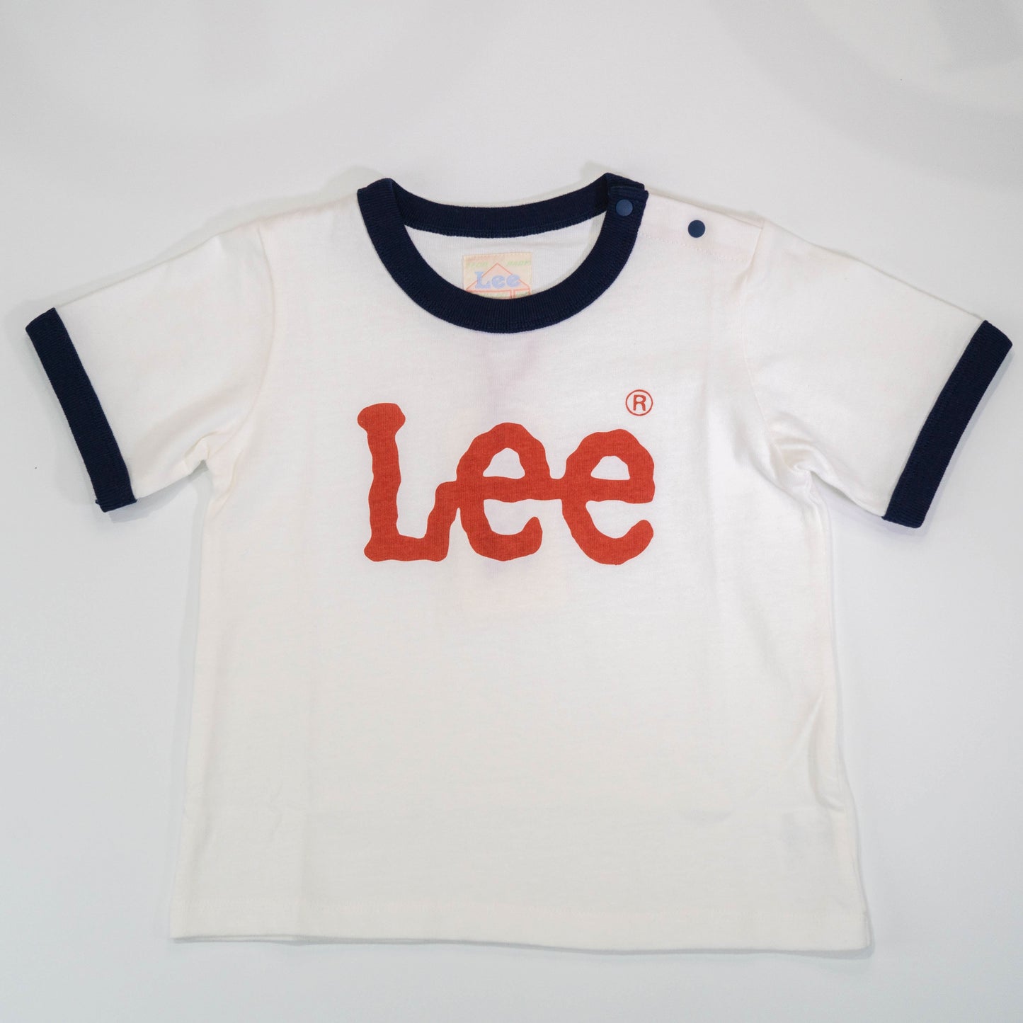 【送料無料！】【国内正規品】Lee 半袖ロゴＴシャツ 80〜100cm ネイビー 04 レッド 09 ベビー キッズ LK0631