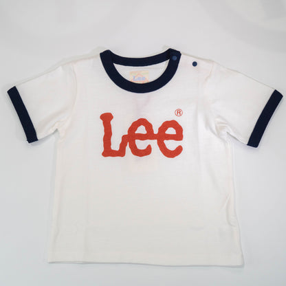 【送料無料！】【国内正規品】Lee 半袖ロゴＴシャツ 80〜100cm ネイビー 04 レッド 09 ベビー キッズ LK0631