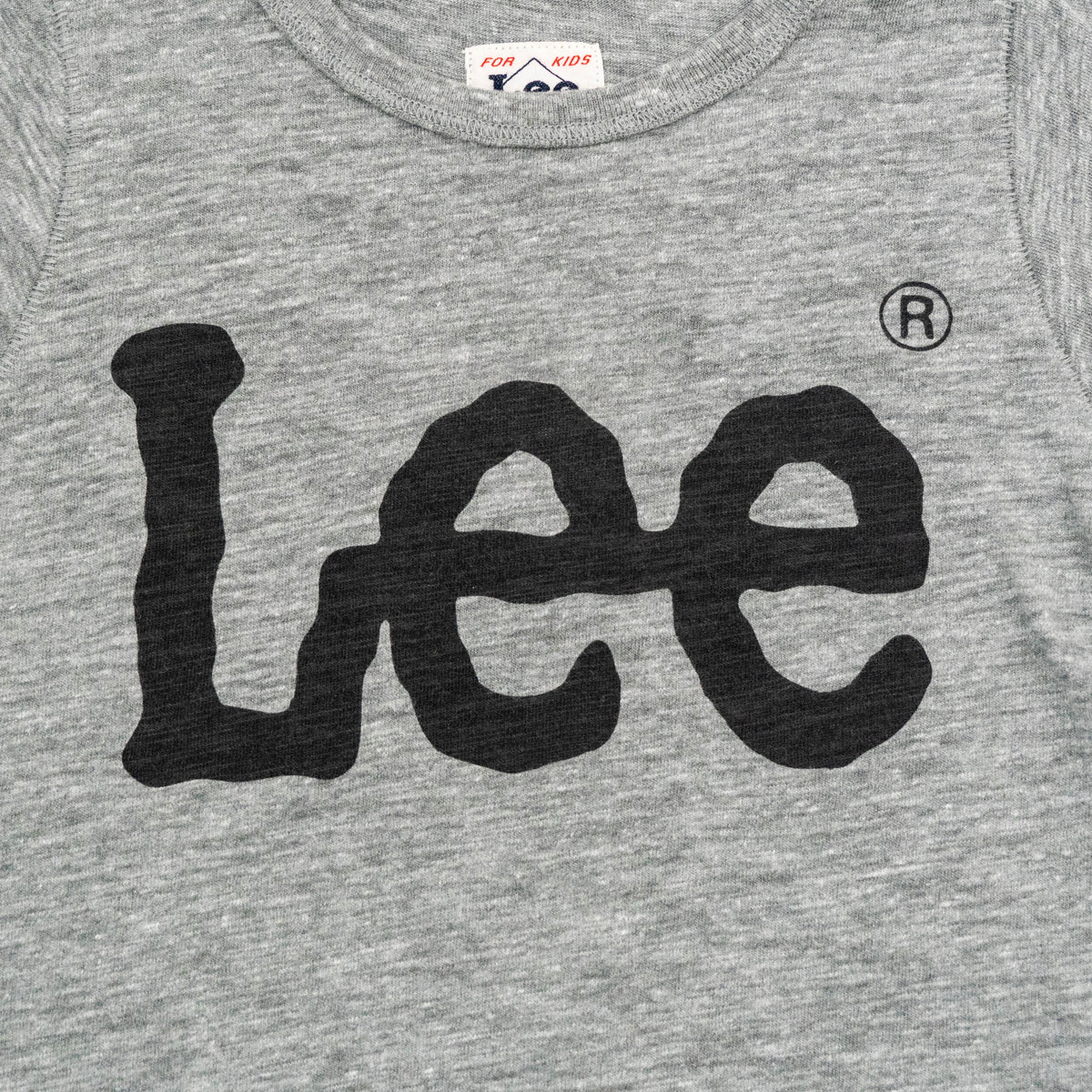 【送料無料！】【国内正規品】LEE　LOGO PRINT TEE   KIDS   ロゴTシャツ    ネイビー   ブラック   ナチュラル   グレー LK0407  100cm～140cm