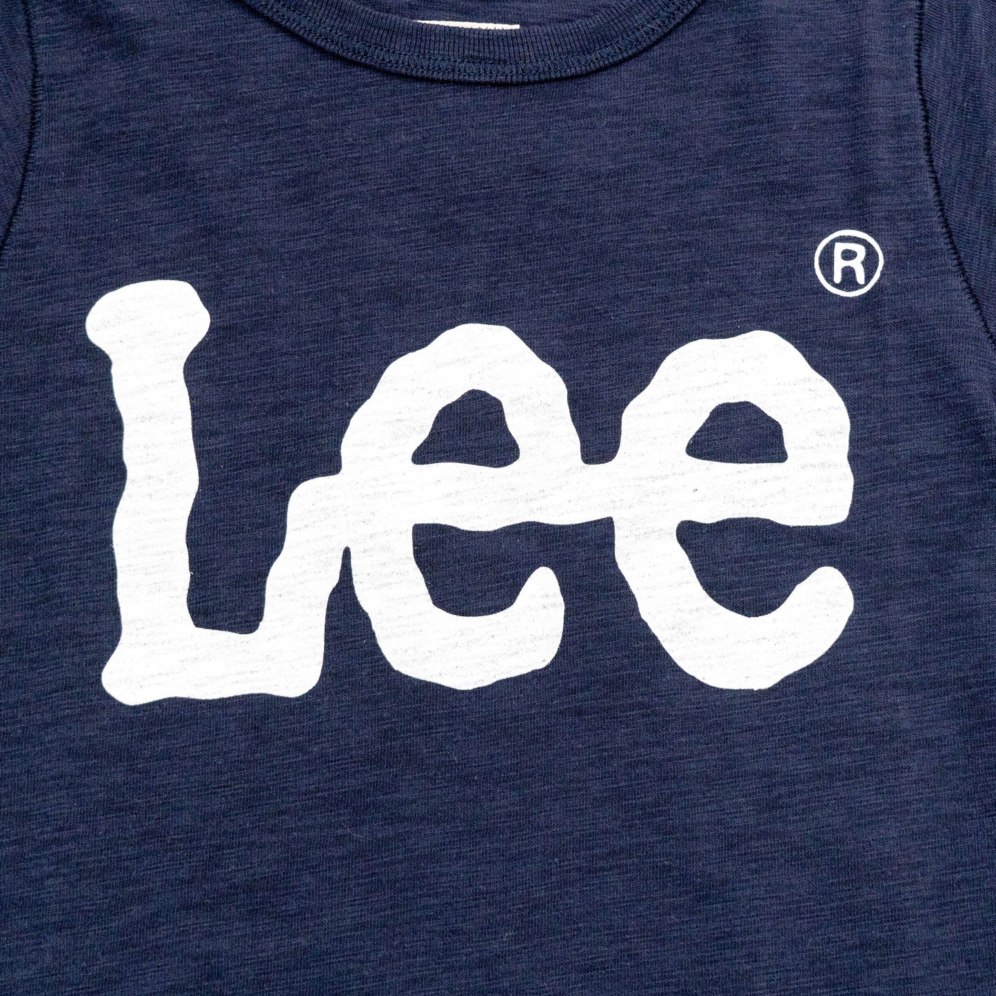 【送料無料！】【国内正規品】LEE　LOGO PRINT TEE   KIDS   ロゴTシャツ    ネイビー   ブラック   ナチュラル   グレー LK0407  100cm～140cm