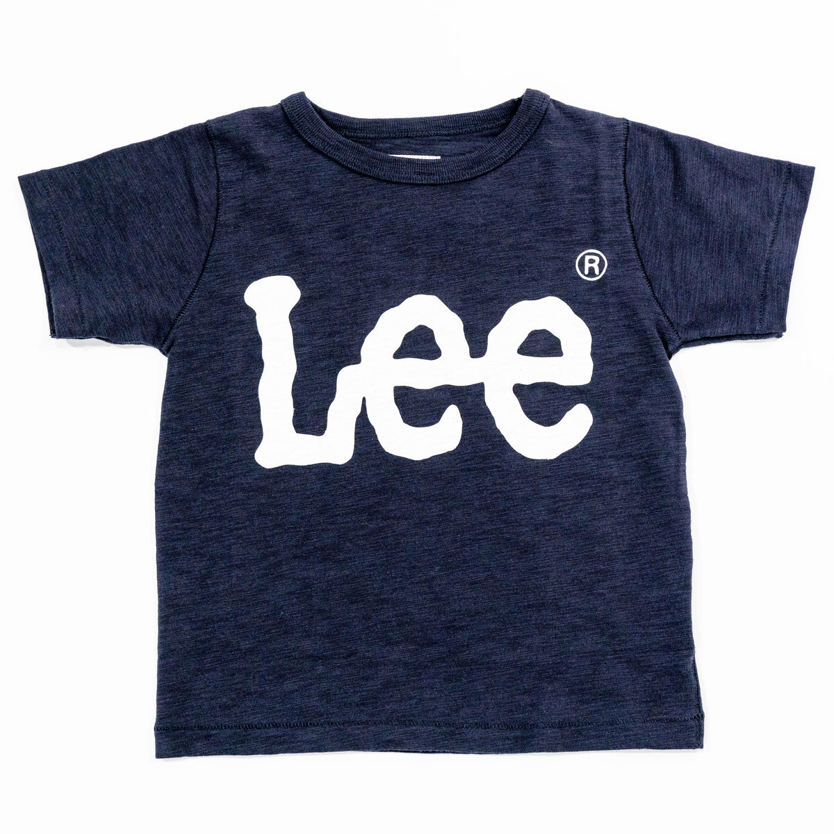 【送料無料！】【国内正規品】LEE　LOGO PRINT TEE   KIDS   ロゴTシャツ    ネイビー   ブラック   ナチュラル   グレー LK0407  100cm～140cm