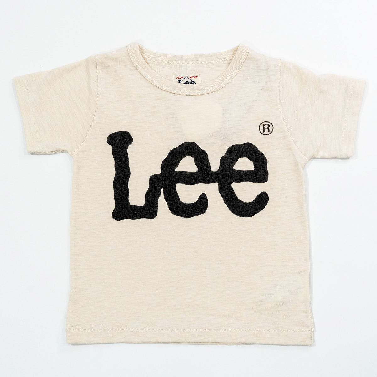 【送料無料！】【国内正規品】LEE　LOGO PRINT TEE   KIDS   ロゴTシャツ    ネイビー   ブラック   ナチュラル   グレー LK0407  100cm～140cm